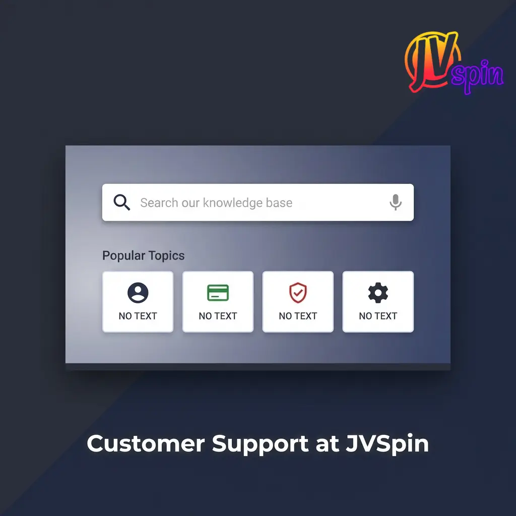 JVSpin customer support live chat and email options available 24/7 for Canadian players