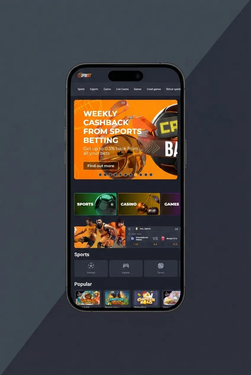 JVSpin mobile app login screen showing sign-in steps for iOS and Android with email, phone, or Google account options