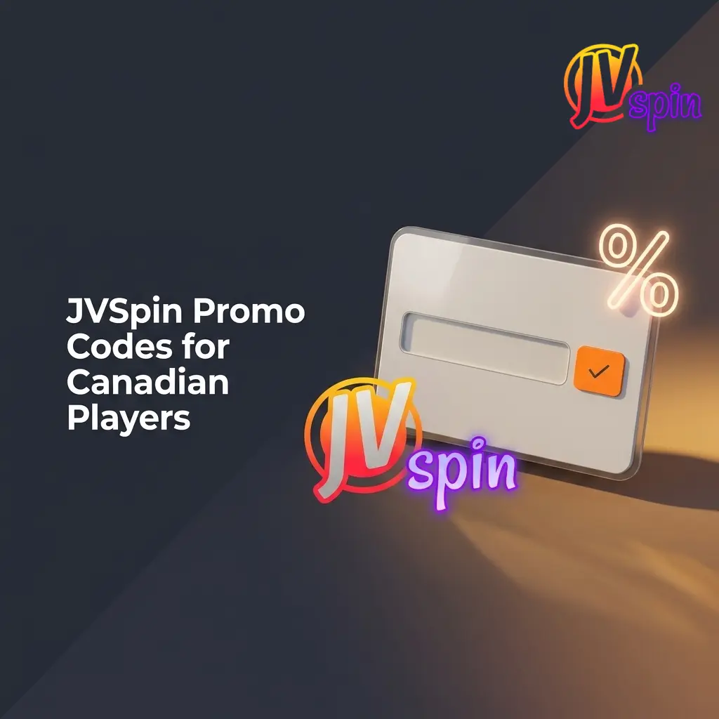 JVSpin promo codes for Canadian players showing bonus codes JVSPIN and JVBONUS with rewards and eligibility details