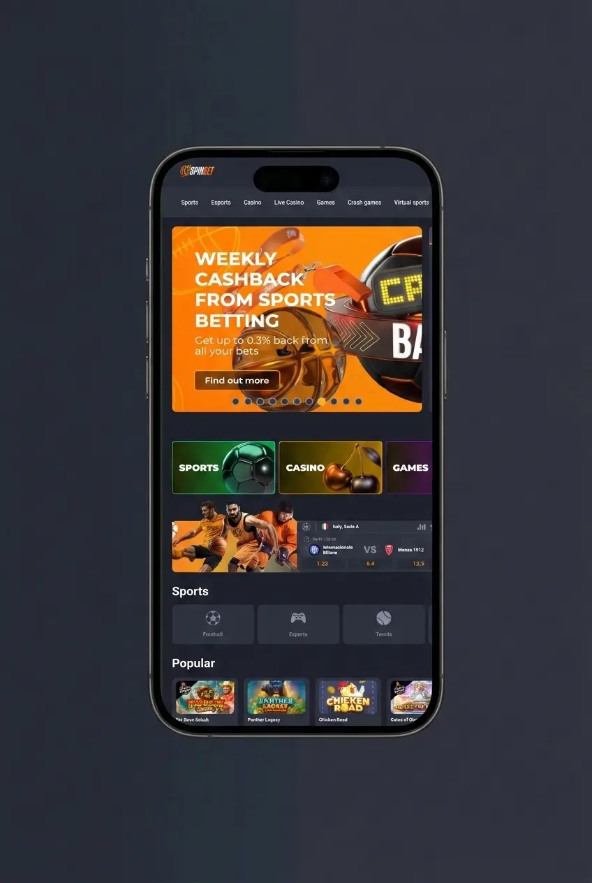 JVSpin mobile app registration screen showing sign-up steps for Canadian players aged 18 and older
