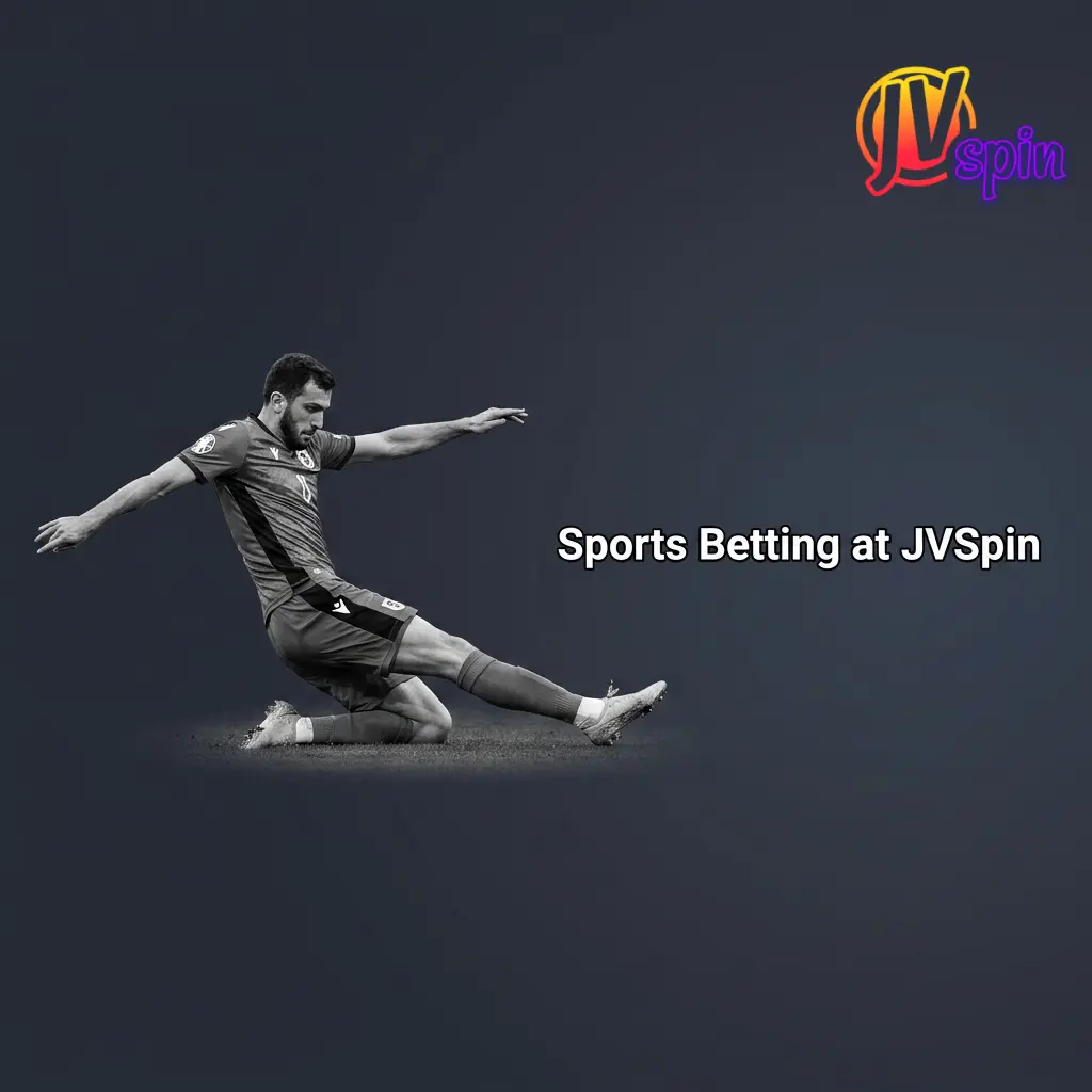 JVSpin sportsbook interface showing betting markets for hockey, football, soccer, and tennis for Canadian players